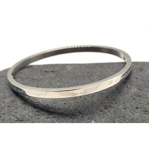 NEW Angels Stainless Steel Bangle Bracelet Paris France Artisan Unique Gift Rare